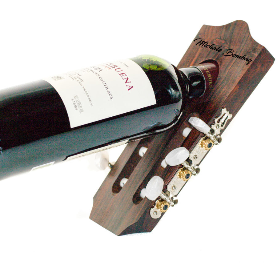 Personalized Wine Bottle Holder - Guitar